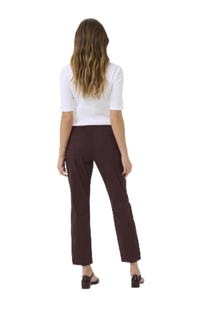 KAFFE Hose KAmette Damen Hose Elegant Elastische Taille Casual Anzughose 34 Fudge, 34 Fudge