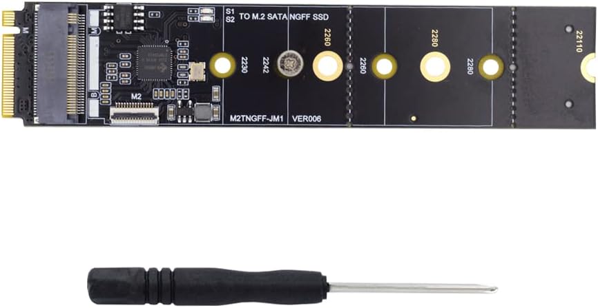 Cablecc SATA NGFF Key B+M SSD auf NVME M-key Motherboard Desktop Adapter Converter SSD Karte JMB582