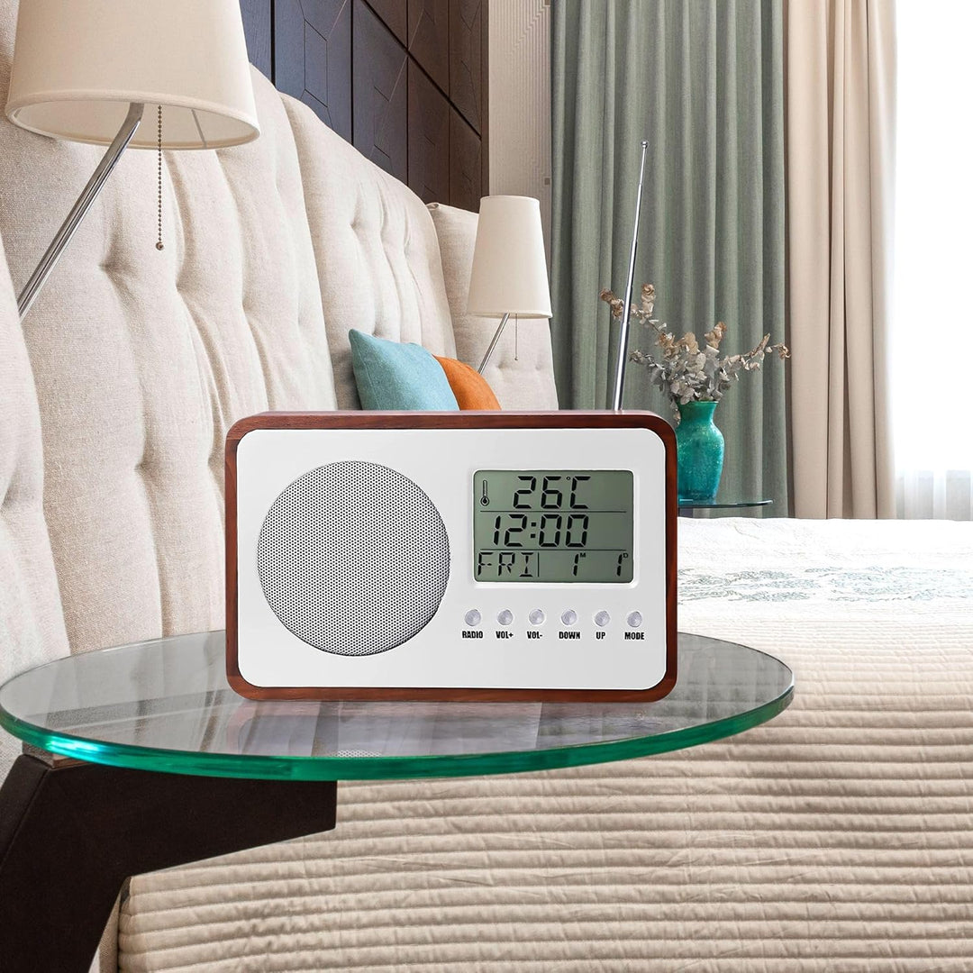 FISHTEC ® Radiowecker Woodstock - Snooze - Temperatur