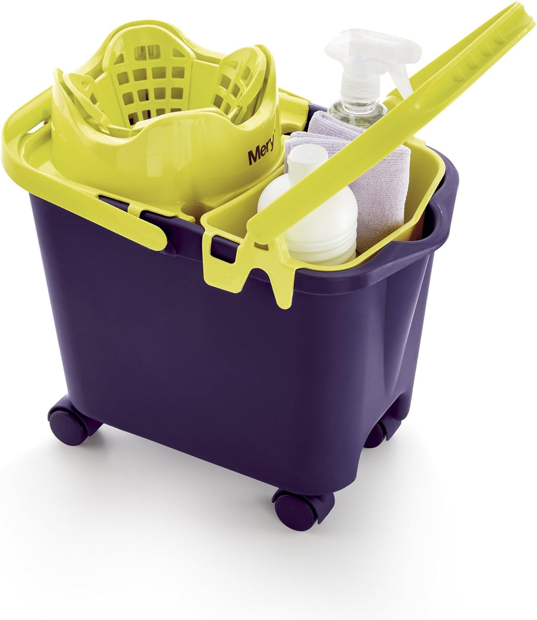 Mery 0335.09 - Putzeimer, geeignet für alle Wischmop, Sortierte Farbe