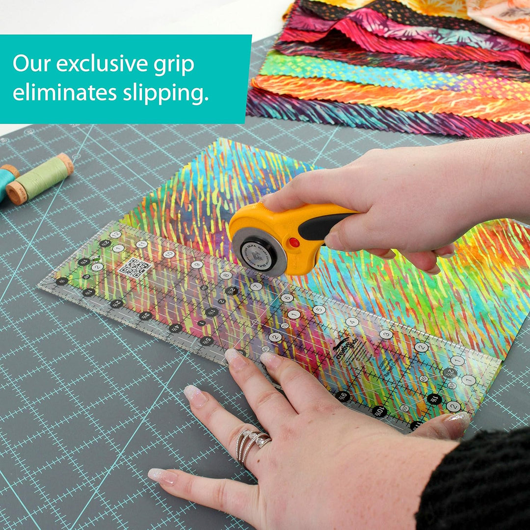 Creative Grid Quilt Ruler 3-1/2 inch x 12-1/2 inch Rectangle by