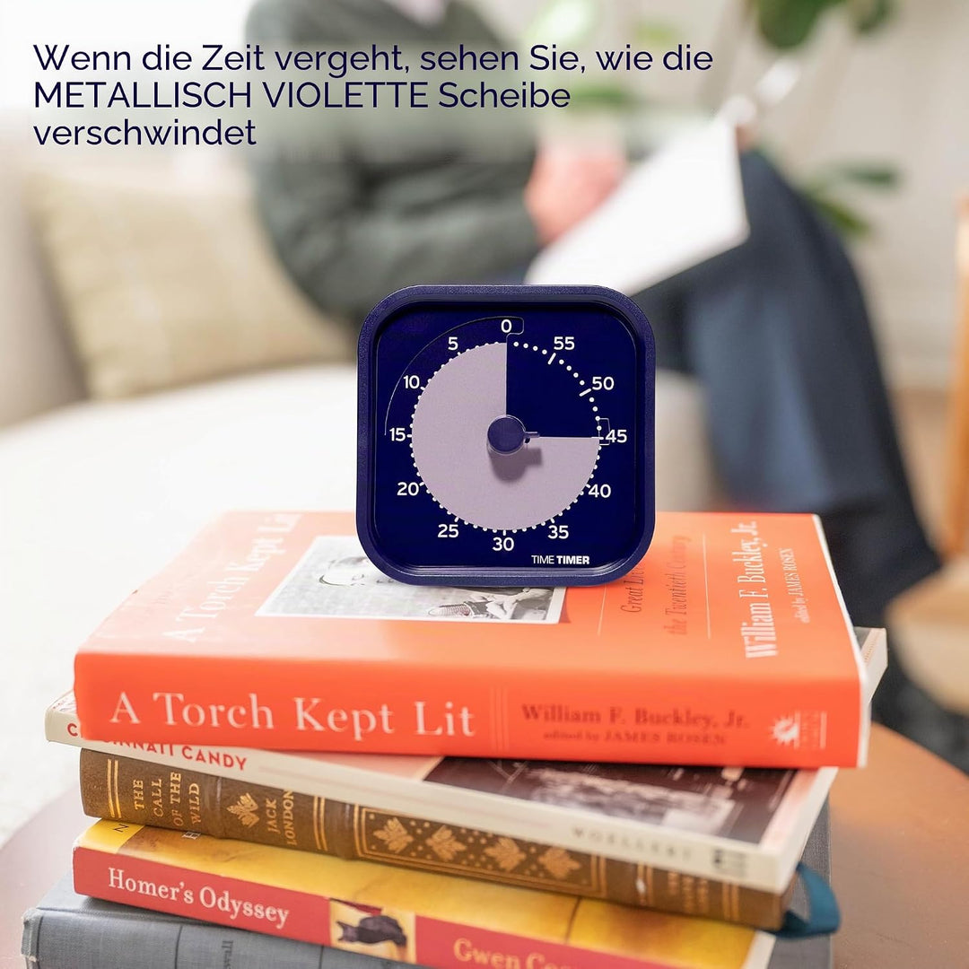 TIME TIMER MOD Home – Metallic Series – Individuelle Grösse, 60 Minuten visueller Countdown-Timer fü