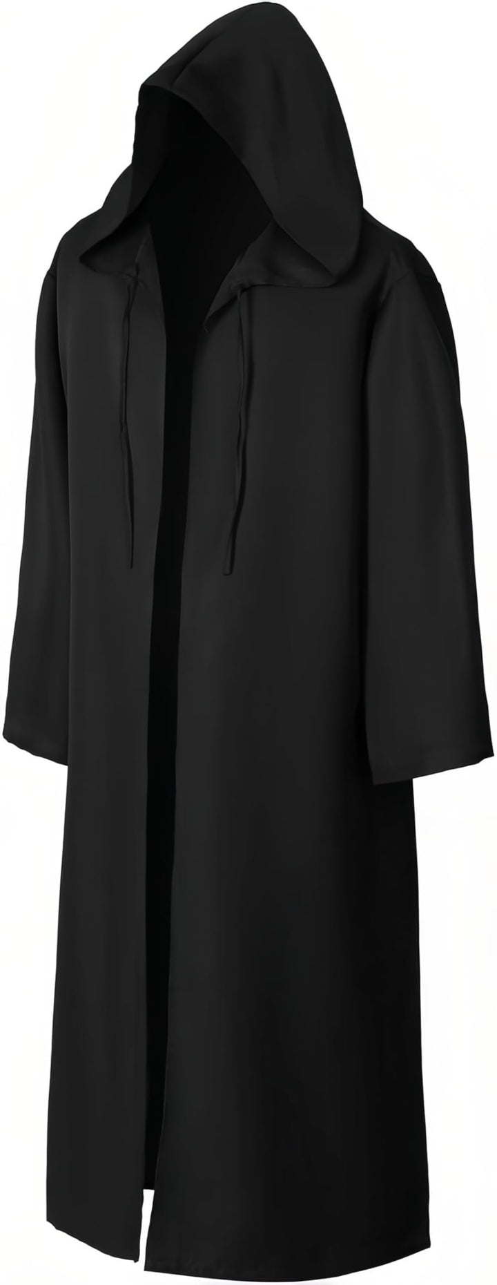 EONPOW Umhang mit Kapuze Halloween Umhang Vampir Cosplay Cape Kostüm für Erwachsene L Schwarz, L Sch