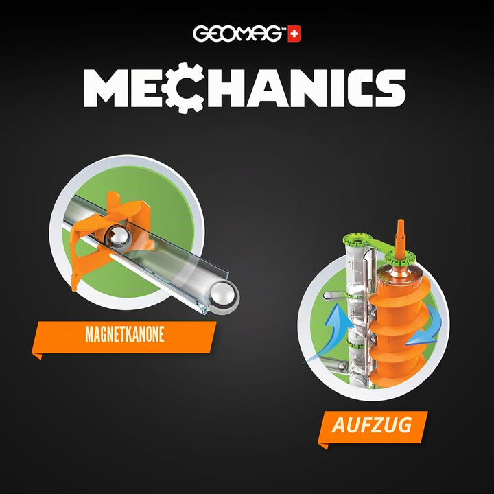 Geomag - Mechanics Gravity Elevator Circuit - Educational and Creative Game for Children - Magnetic