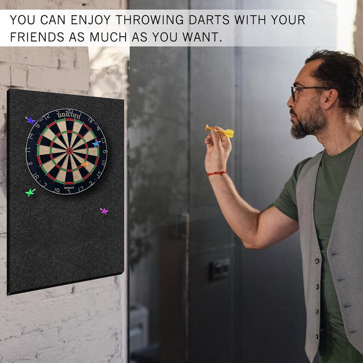 Filz Dartboard Wandschutz 60x90cm: Wandschutz für Dartspiel, Kork-Dartboard-Rückseite und Wandfliese