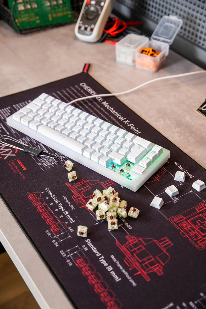 CHERRY MX RGB Brown Switch Kit, 23 Mechanische Tastatur-Schalter, für DIY, Hot Swap oder Gaming-Keyb