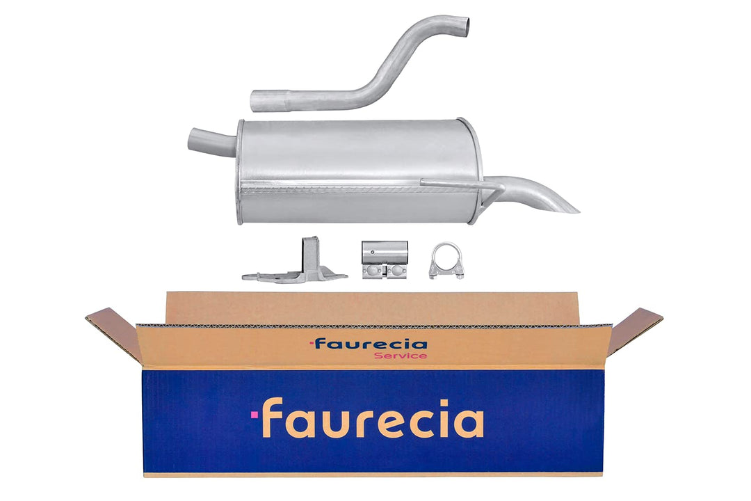 HELLA 8LD 366 034-331 Endschalldämpfer - Easy2Fit Kit - hinten - zweiteilig - Set mit Anbauteilen