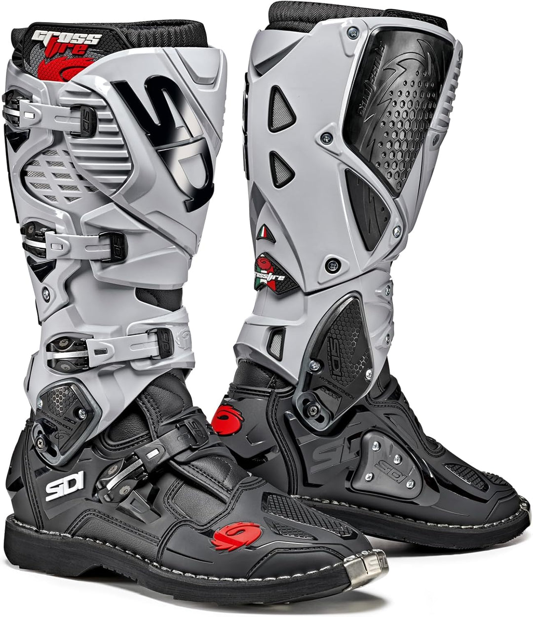 Sidi Unisex Crossfire 3Offroad boots 41 EU Black Ash, 41 EU Black Ash