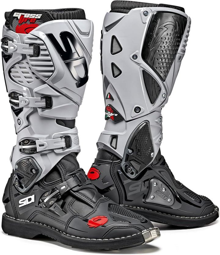 Sidi Unisex Crossfire 3Offroad boots 46 EU Black Ash, 46 EU Black Ash