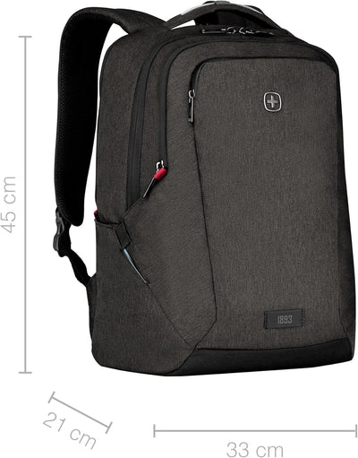 WENGER MX Professional Laptop-Rucksack, Notebook bis 16 Zoll, Tablet bis 10 Zoll, 21 l, Damen Herren