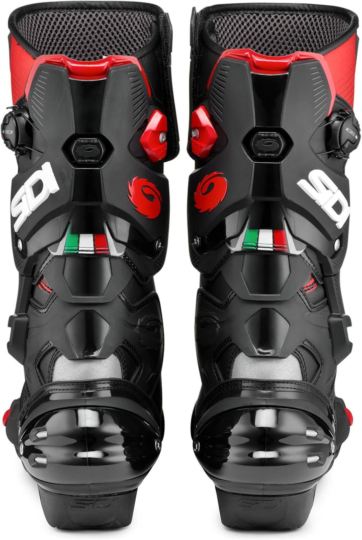 Sidi Herren Vertigo 2Motorradstiefel 41 EU Black Red, 41 EU Black Red