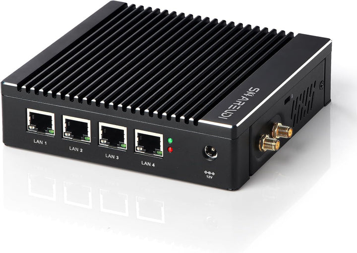 Sharevdi Mini PC Micro Firewall Appliance, Intel Celeron J4125 Quad Core Mini Computer, Firewall Min
