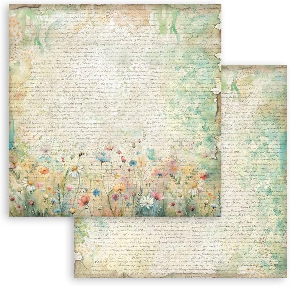 Stamperia - Scrapbook Paper Pad for Scrapbooks, Albums, Cards, Bullet Journals and More, Acid Free,