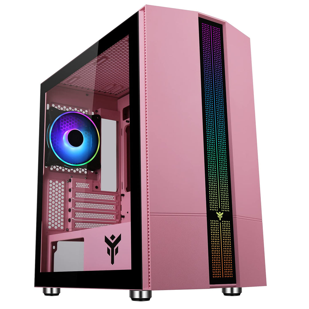 Case Itek Case LIFLIG P41 LIFLIG P41 Mini Tower, mATX, 12cm ARGB Fan, 2xUSB3, Side Panel Temp Glass,