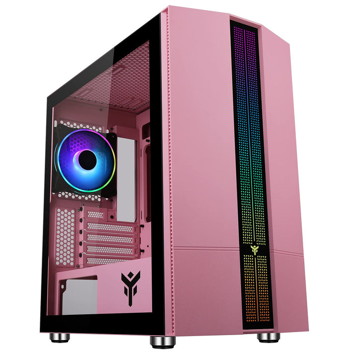 Case Itek Case LIFLIG P41 LIFLIG P41 Mini Tower, mATX, 12cm ARGB Fan, 2xUSB3, Side Panel Temp Glass,