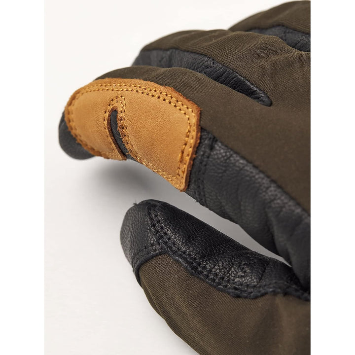 HESTRA Ergo Grip Active Wool Terry Oliv, Gore-Tex Fingerhandschuh, Grösse 10 - Farbe Dark Forest - B