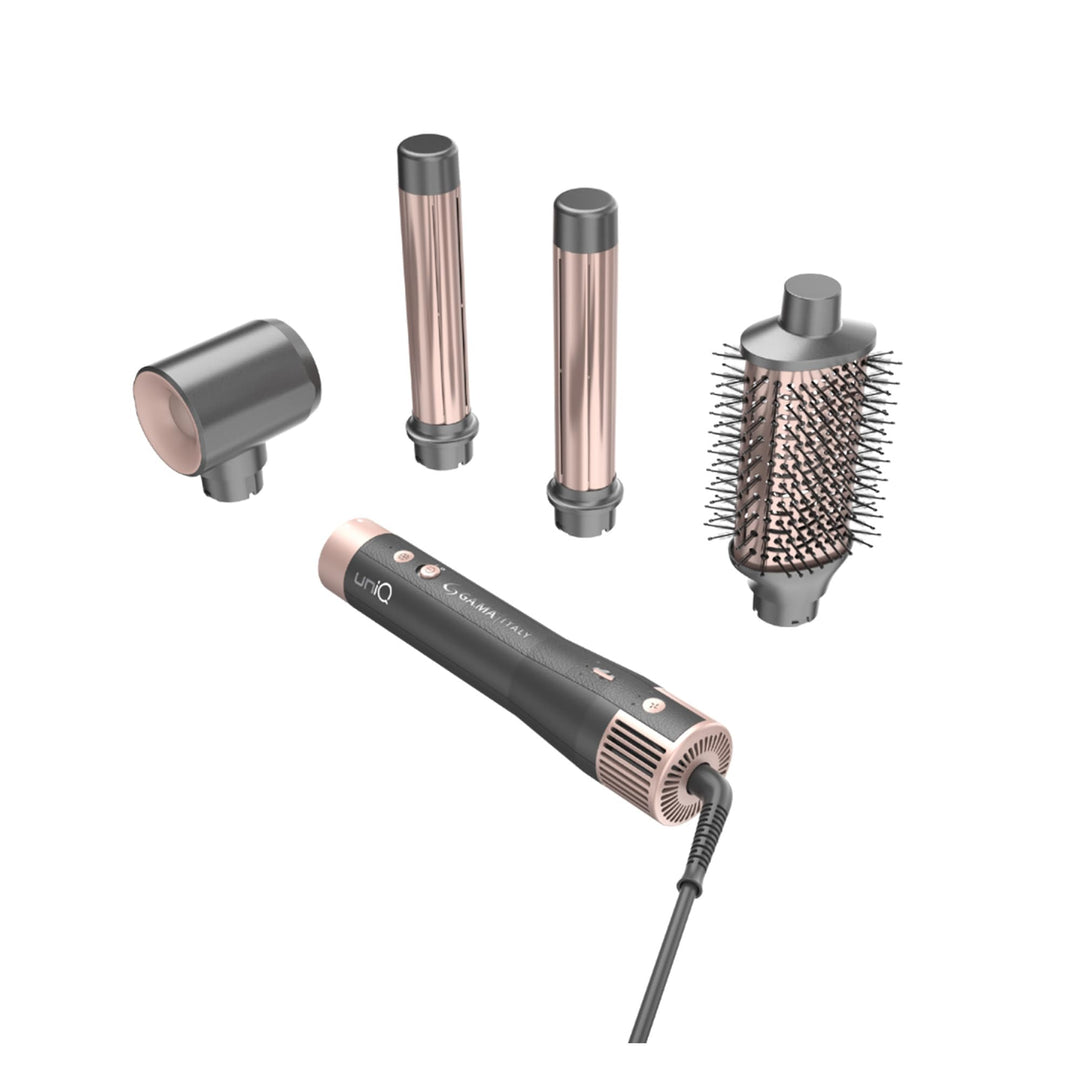 GA.MA Italy Professional, UNIQ AURA Multistyler 4 in 1, bürstenloser Motor mit 100.000 U/min, Coanda