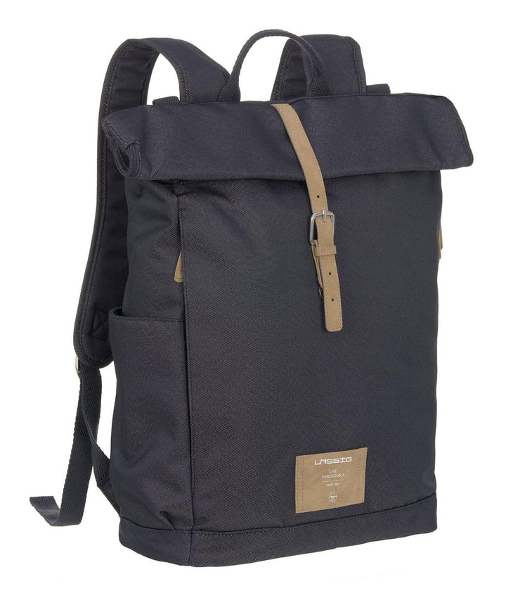 LÄSSIG Rolltop Backpack Denim Blue, Denim Blue