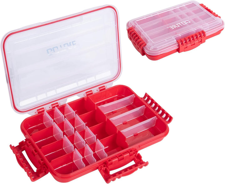 Goture Tacklebox,Kleinteilebox Angeln,Tackle Box Angeln,Köderbox,Angelbox kiste koffer，Angelzubehör