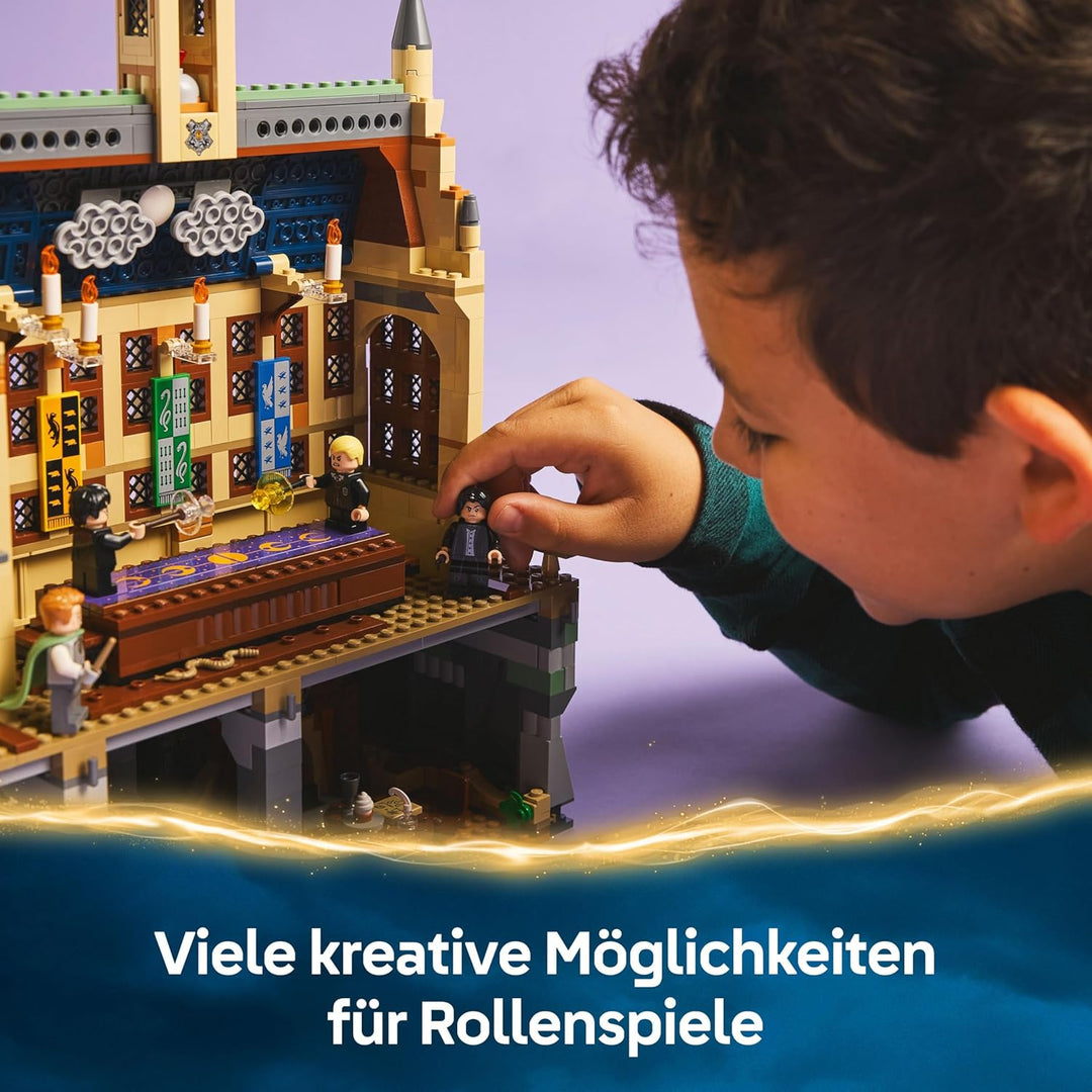 LEGO Harry Potter Schloss Hogwarts: Duellierclub, Bauset mit 4 Minifiguren inkl. Draco Malfoy, Gilde