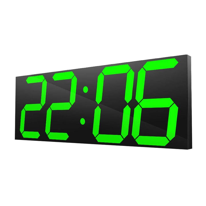 Ymiko Grosse LED-Digitaluhr, Wanduhr, elektronisch, Spiegel, digital, LED, 100 – 240 V, mit Fernbedi