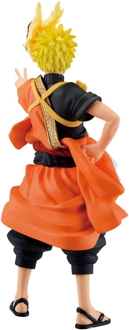BANPRESTO, Naruto Uzumaki Naruto Shippuden Actionfigur (Animation 20Th Anniversary Costume), 16 cm,