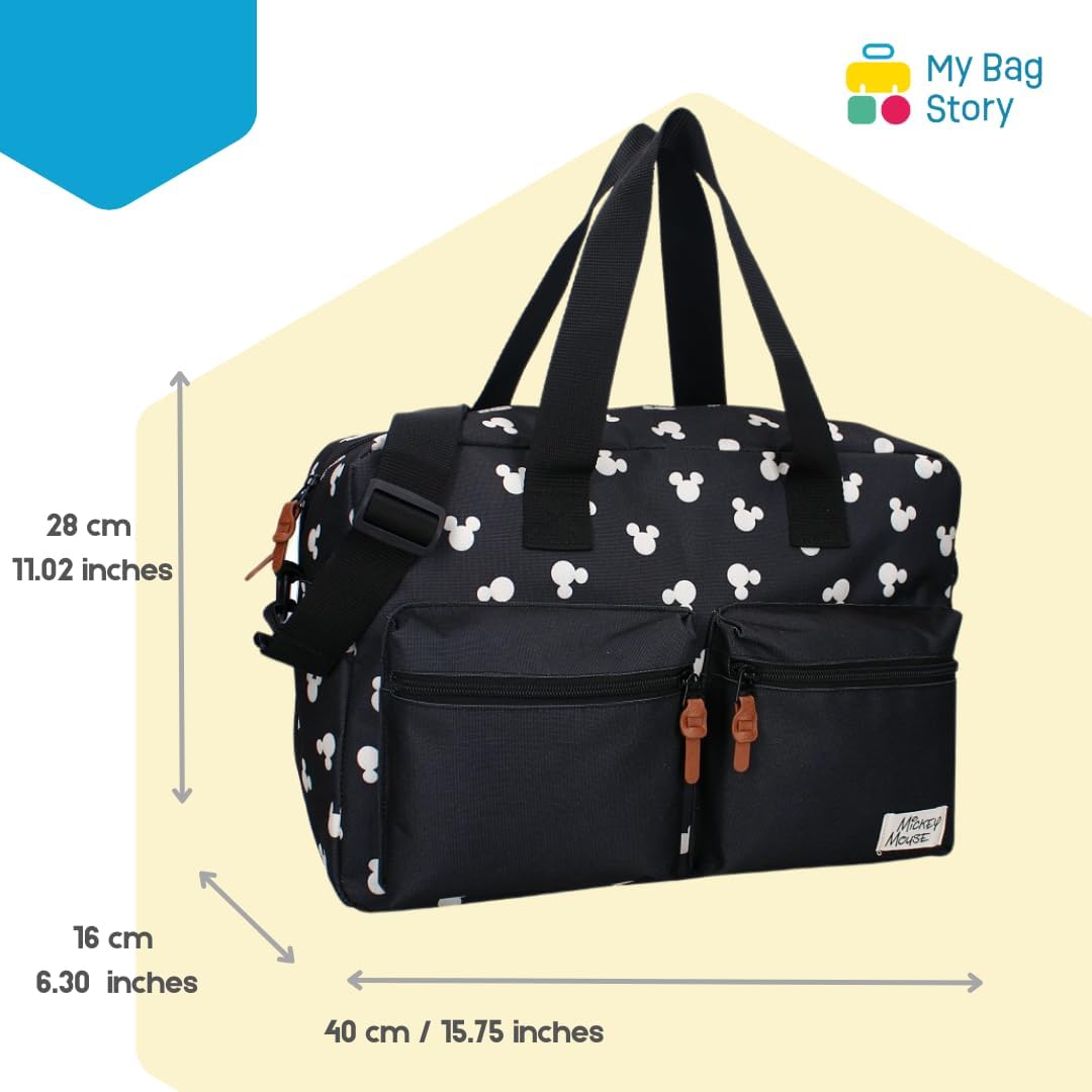 mybagstory - Wickeltasche mit grosser Kapazität mit Wickelunterlage Micky Maus - Grösse 40 cm - vers