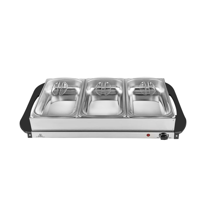 Stay Hot SH 4.1, XXL, 2-in-1 Buffetwärmer & Warmhalteplatte, 200 Watt, Ideale Lösung für Buffets, Pa
