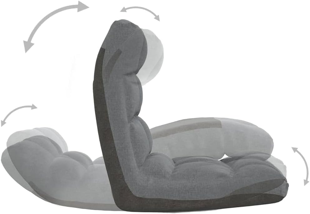 vidaXL Bodenstuhl Faltbar Schlafsessel Relaxsessel Sofastuhl Bodenkissen Bodensessel Bodensofa Relax