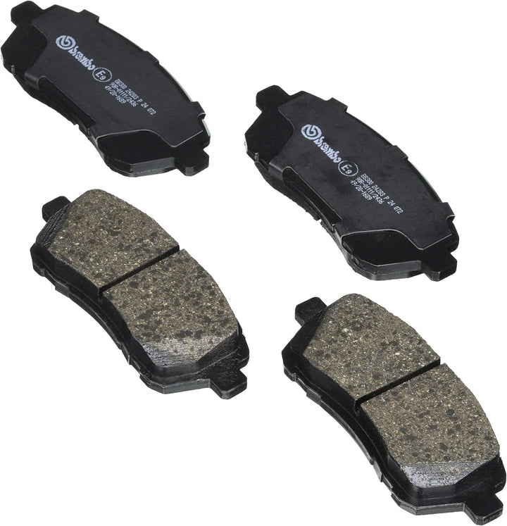 Brembo 09.A968.24 Bremsscheibe - Paar & P 24 072 Bremsbelagsatz, Scheibenbremse - (4-teilig) Bundle