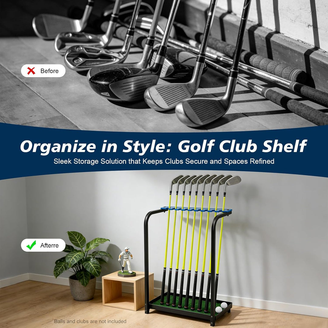 Golfschlägerständer, 9-Loch-Golfschläger-Aufbewahrungsständer, Schläger-Display-Ständer, Aufbewahrun
