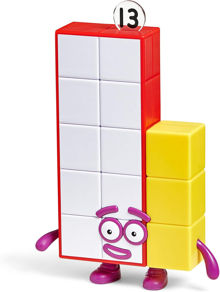 Learning Resources Numberblocks Dreizehn und Vierzehn, Figur und Lernspielzeug zum Erlernen von Zahl