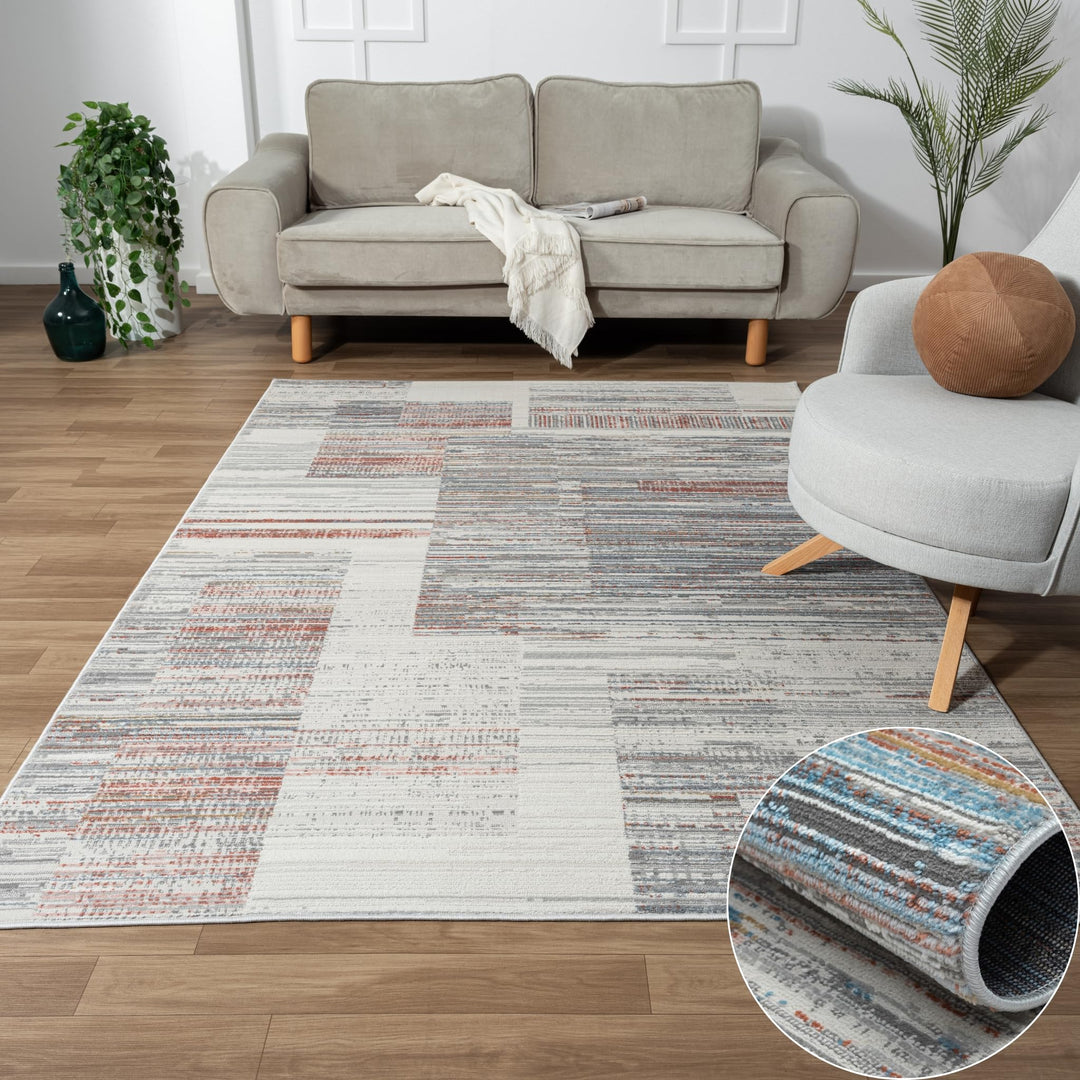 MY-RUG Teppich Tove rechteckig Creme 230 x 160 cm Wohnzimmerteppich, Badezimmer oder die Küche in Be