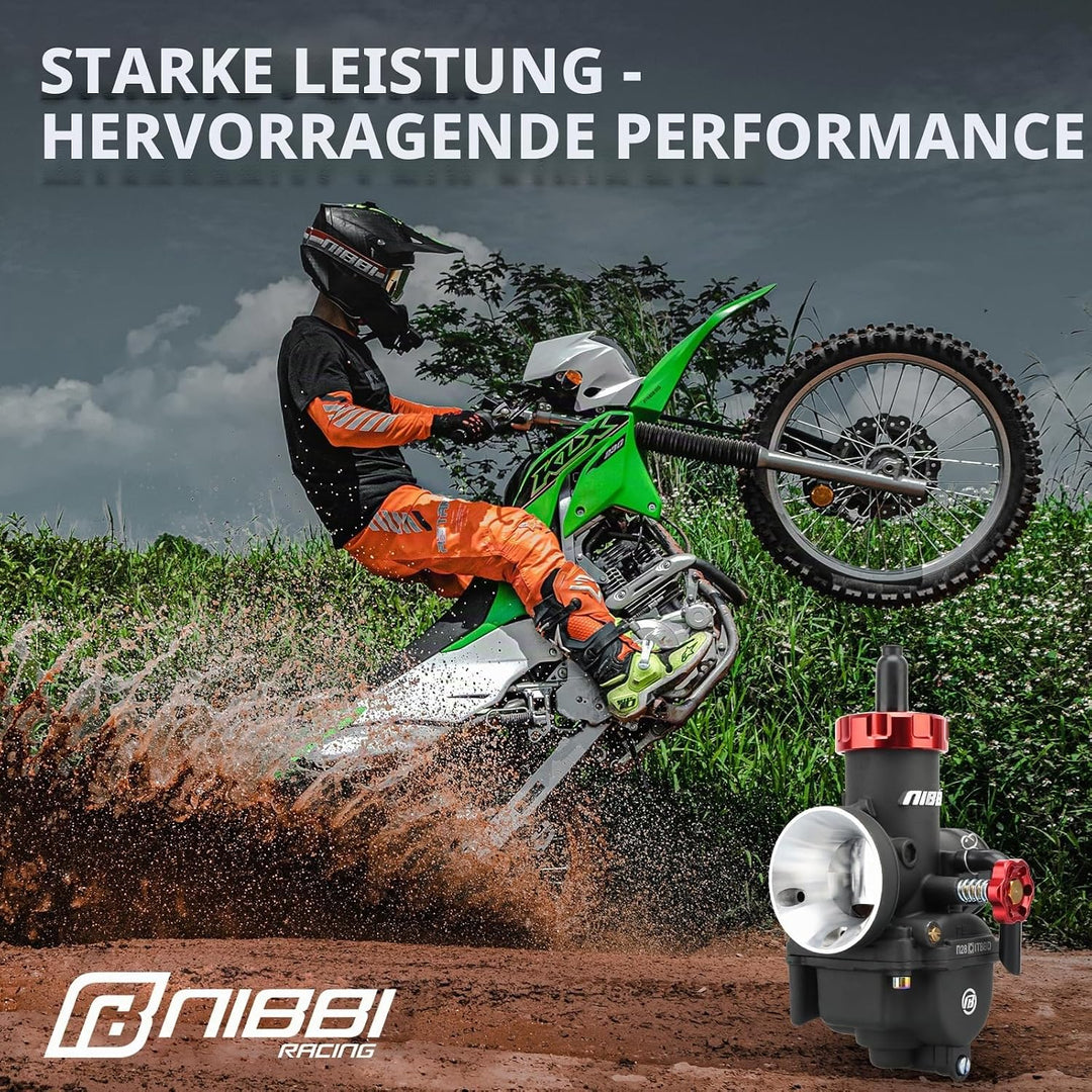 NIBBI Ersatz Hochleistungs-PE28mm Vergaser mit Carb Jets PE-28MM, PE-28MM
