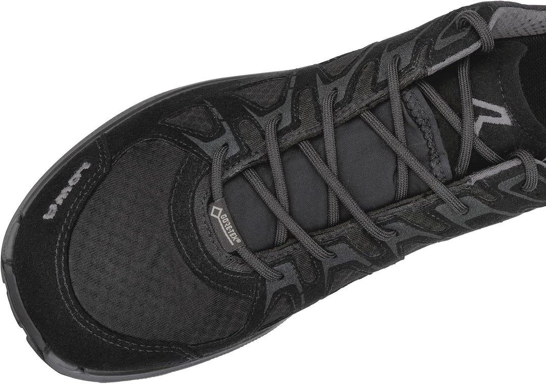 LOWA INNOX EVO GTX LO Unisex Wanderschuh Trekking Outdoor Goretex 310611 navy 46 EU Schwarz, 46 EU S