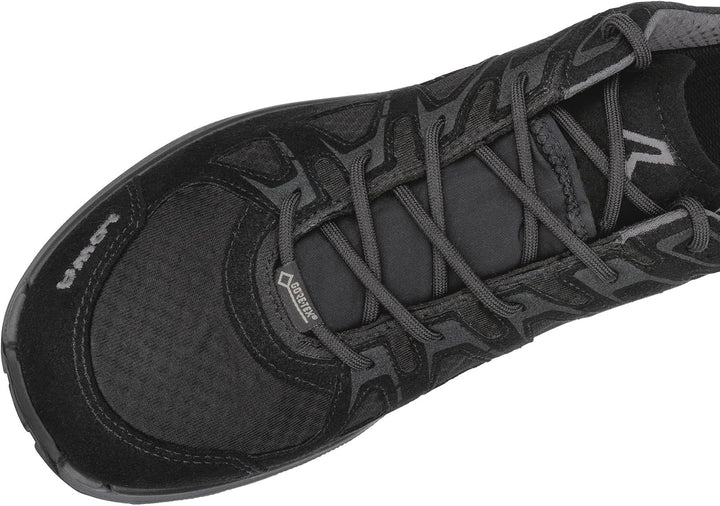 LOWA INNOX EVO GTX LO Unisex Wanderschuh Trekking Outdoor Goretex 310611 navy 46 EU Schwarz, 46 EU S