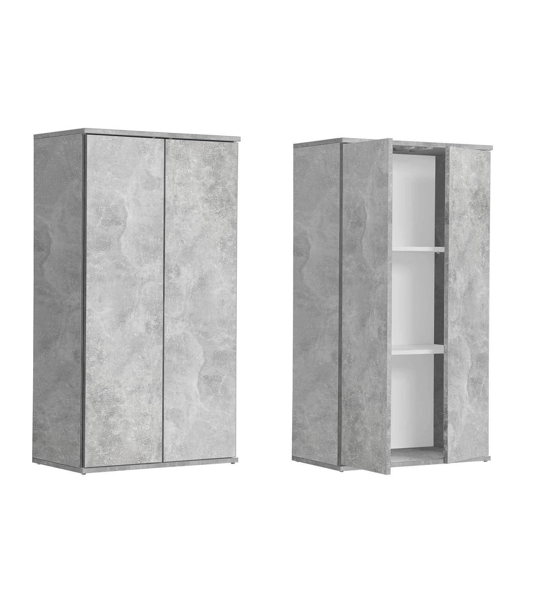 mokebo Mehrzweckschrank Büroschrank 'Der Schlanke' (60x110 cm) aus Holz schmaler Aktenschrank oder H