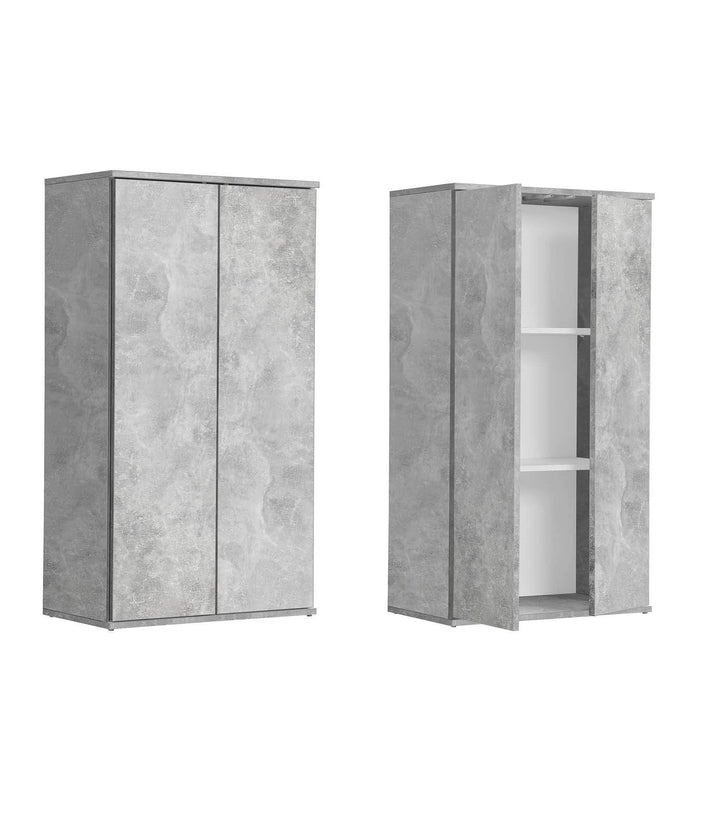 mokebo Mehrzweckschrank Büroschrank 'Der Schlanke' (60x110 cm) aus Holz schmaler Aktenschrank oder H