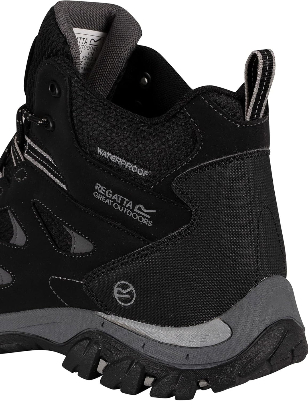 Regatta Herren Holcombe Iep Mid Rise Trekking & Wanderstiefel 41 EU Black Granit, 41 EU Black Granit