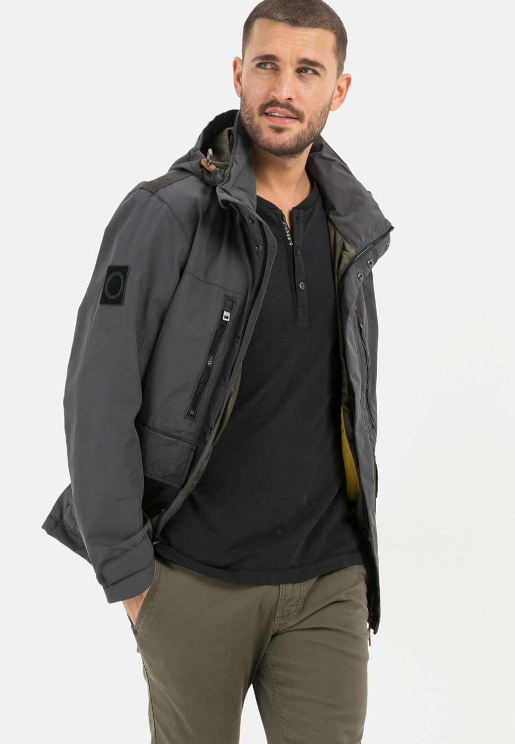 camel active Herren Klassische Hose 30W / 32L Dunkel Grün, 30W / 32L Dunkel Grün