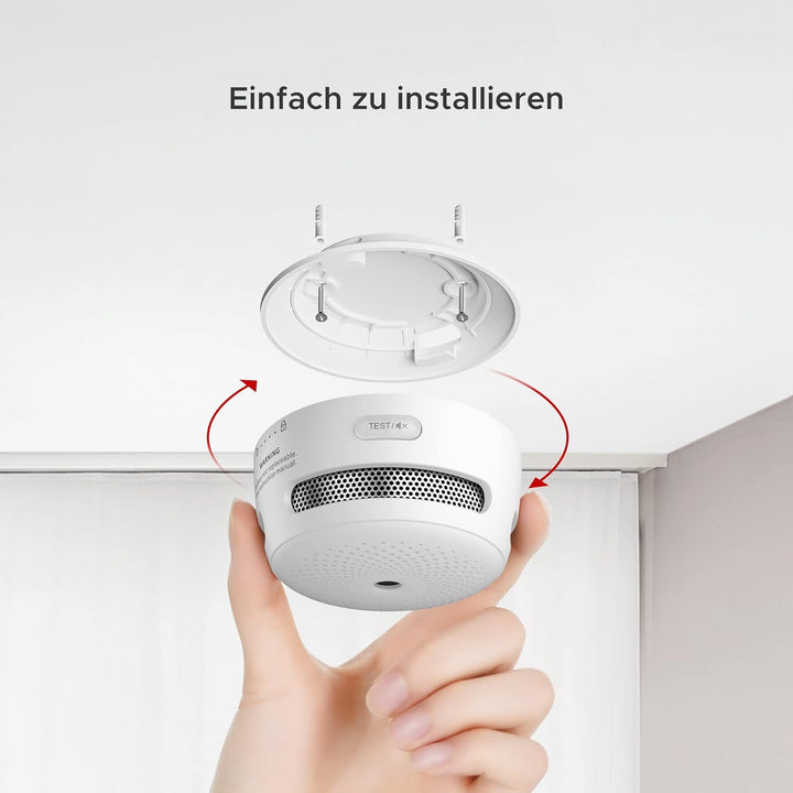 X-Sense Rauchmelder Mini Feuermelder mit 10 Jahren Batterielaufzeit, TÜV und EN14604 Zertifizierter