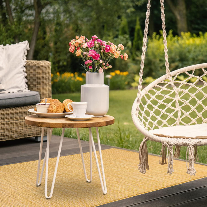 payé Outdoor Teppich Wetterfest - Gelb - 80x150cm - Läufer Küche Badezimmer Balkon Garten Terrassent
