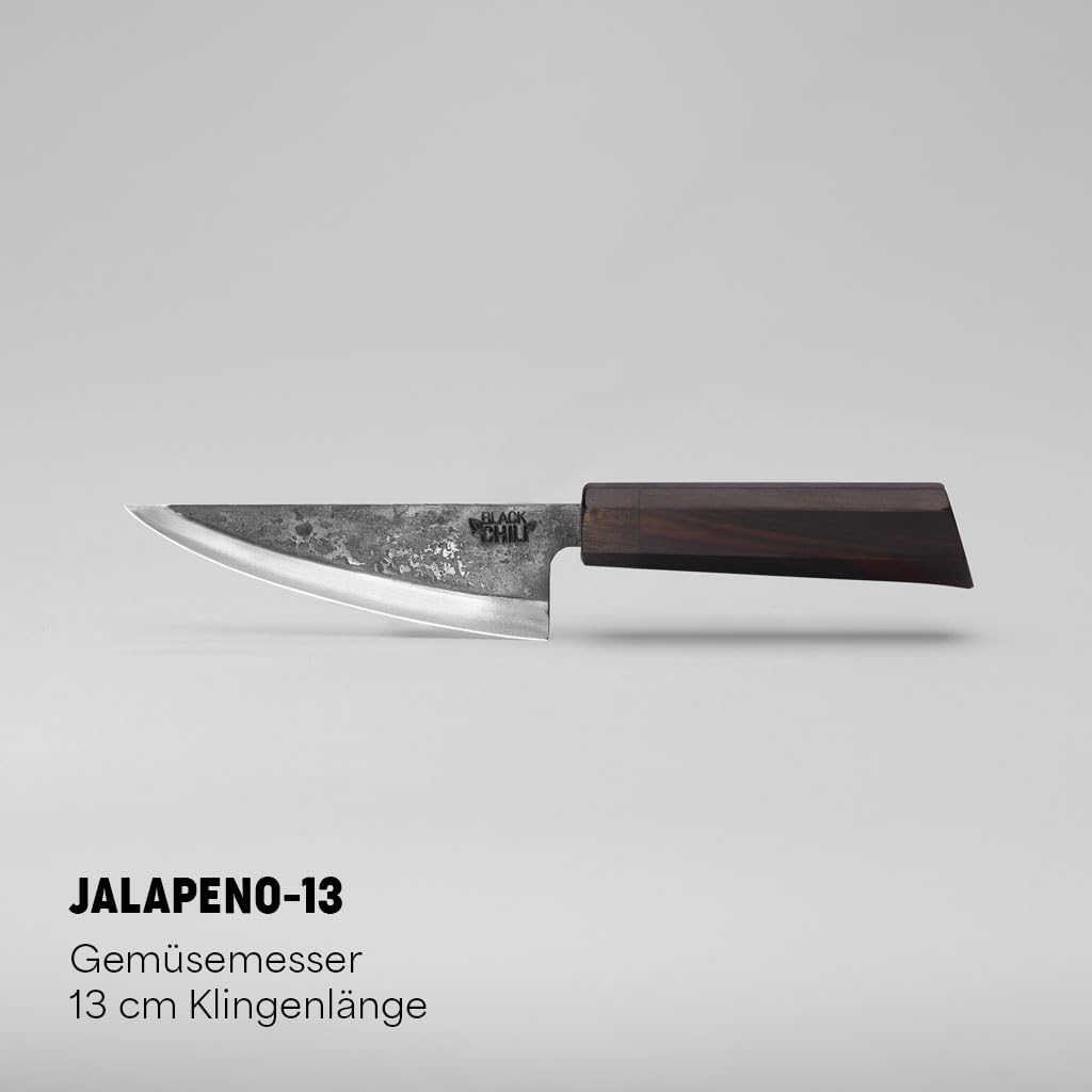 Black Chili MESSER »PIRATENSET« Extrem scharf - Handgeschmiedetes Küchenmesser-Set aus vietnamesisch