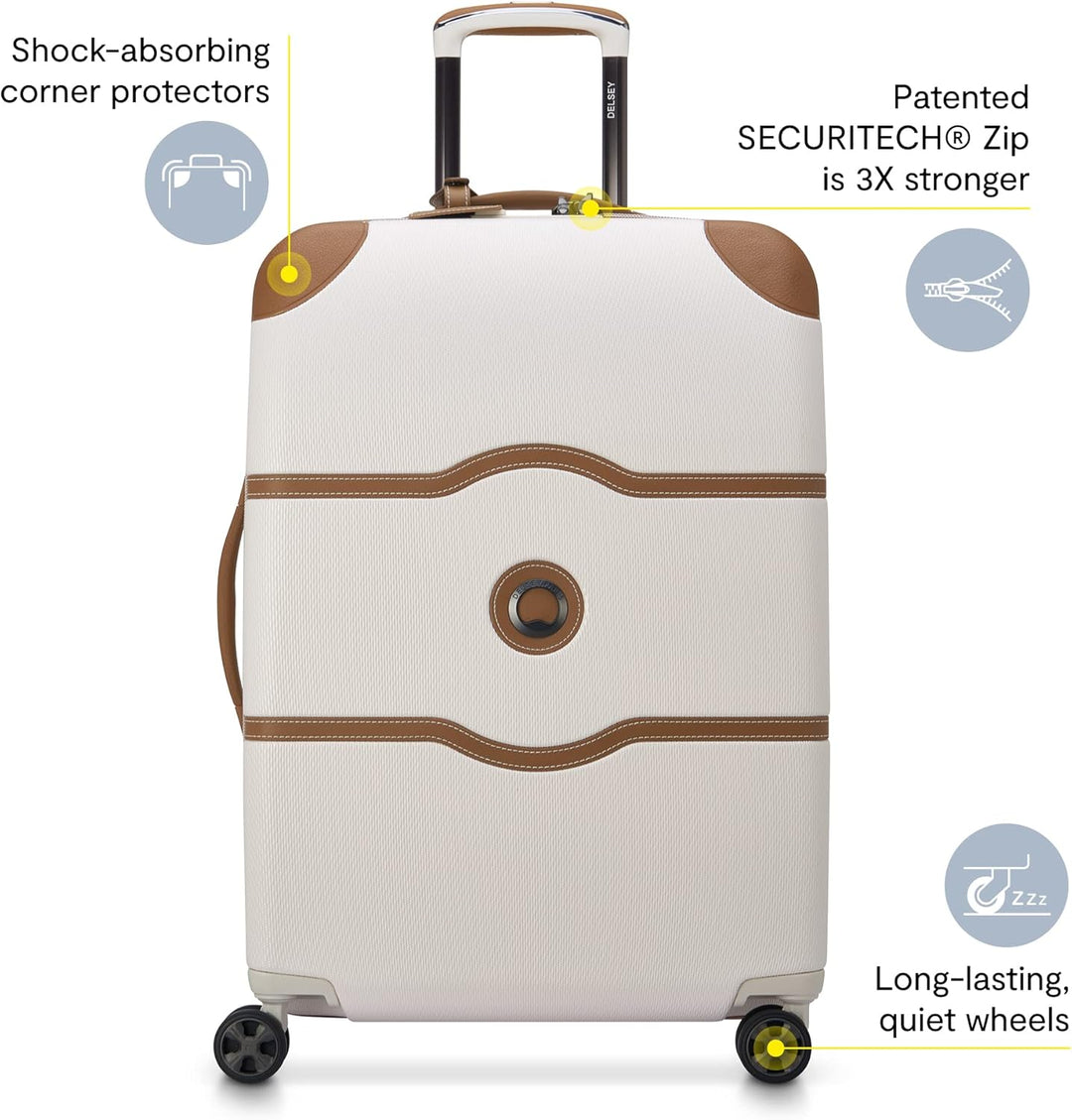 DELSEY Paris Chatelet Hartschalengepäck mit Spinnrollen Carry-on 20 Inch Angora, Carry-on 20 Inch An