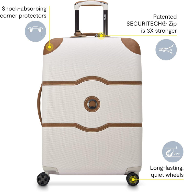 DELSEY Paris Chatelet Hartschalengepäck mit Spinnrollen Carry-on 20 Inch Angora, Carry-on 20 Inch An