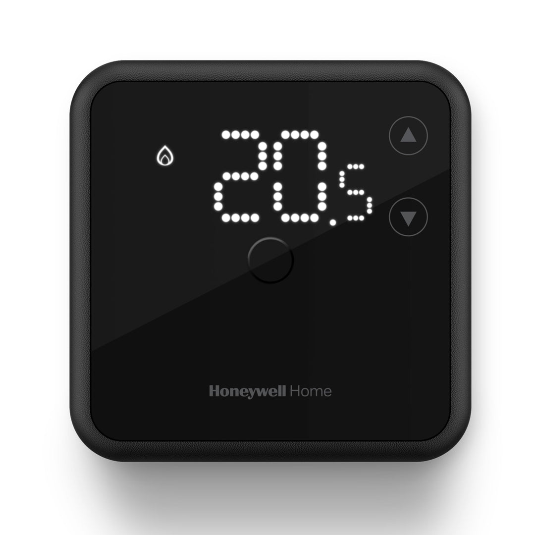 Honeywell Home DT3 Verdrahteter Raumthermostat, EIN/Aus Verkabelt | Premium Schwarz, Verkabelt | Pre