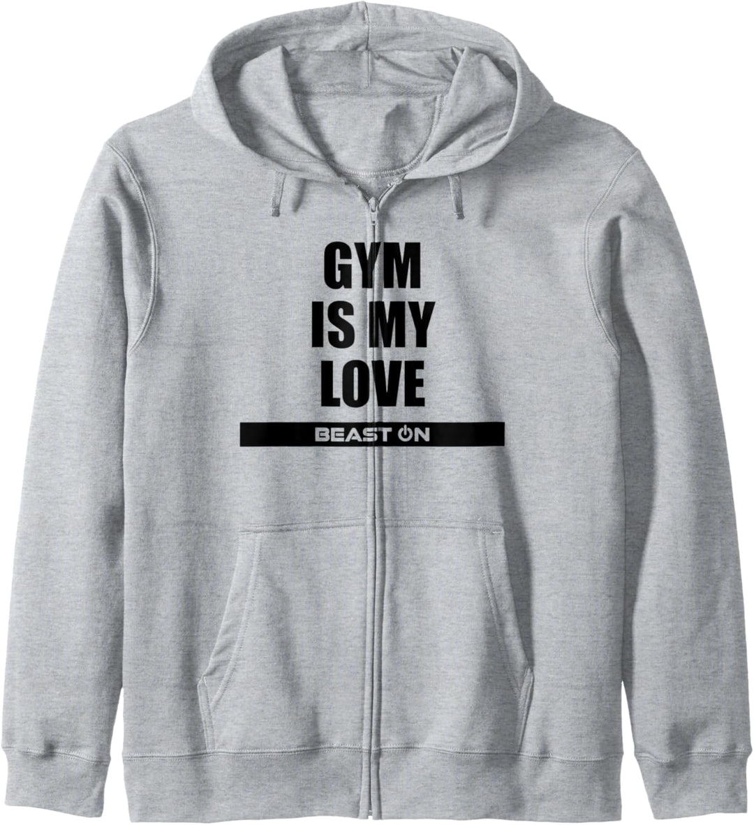 Gym is my Love Body Training Fitness Gym Motivation Sprüche Kapuzenjacke