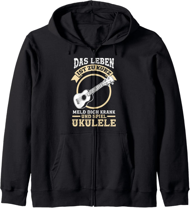 Ukulele Kleine Gitarre Gitarrenmusik Ukulelisten Kapuzenjacke