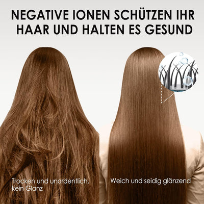 NOVUS Haarglätter, 1 Zoll Glätteisen, Schnelles Aufheizen & Negative Ionen, Haarglätter und Lockenwi