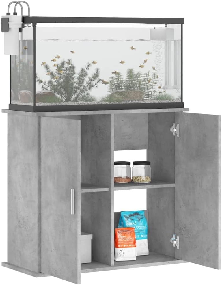 Festnight Aquarium Unterschrank mit Stauraum 81 x 36 x 73 cm, Aquariumständer für Aquarien, Aquarien